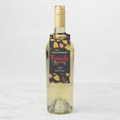 ありがとうのFriendsgivingのギフト ボトルネックタグ (ボトル)