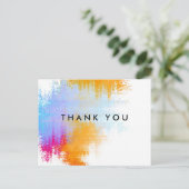 ありがとうはがきパーソナライズされた ポストカード (スタンド正面)