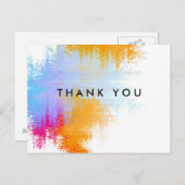 ありがとうはがきパーソナライズされた ポストカード (正面/裏面)