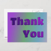 ありがとうはがき ポストカード (正面/裏面)