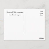 ありがとうはがき ポストカード (裏面)