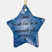ありがとうは神にあります セラミックオーナメント (左)