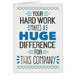 ありがとうは、あなたのハードワーク巨大な違いを生じます