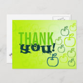 ありがとうりんご葉書 ポストカード (正面/裏面)