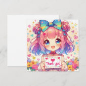 ありがとうアニメ女の子カード シーズンカード (正面/裏面)