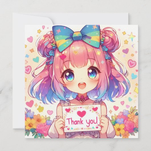 ありがとうアニメ女の子カード シーズンカード (正面)