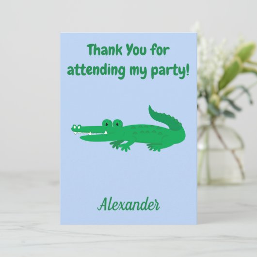 ありがとうアリゲーター サンキューカード (スタンド正面)