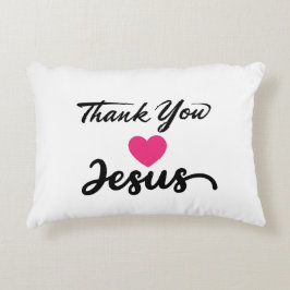 ありがとうイエス |キリストモダン教信仰ハート アクセントクッション