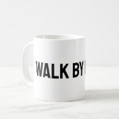 ありがとうイエス | 賛美 | 信仰によって歩く コーヒーマグカップ (正面左)