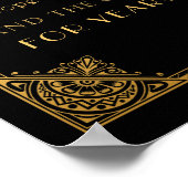 ありがとうインスパイアギャツビーのサイン結婚カード ポスター (角)