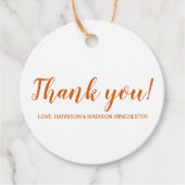 ありがとうオレンジスパイスカスタムスクリプト感謝祭 フェイバータグ (正面)