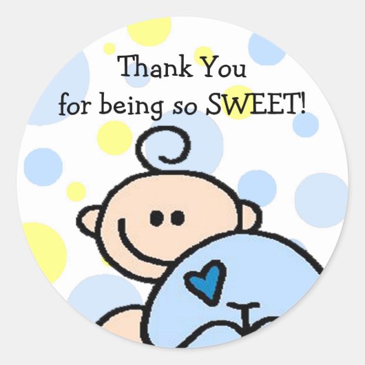 ありがとうオーボーイ ラウンドシール (正面)