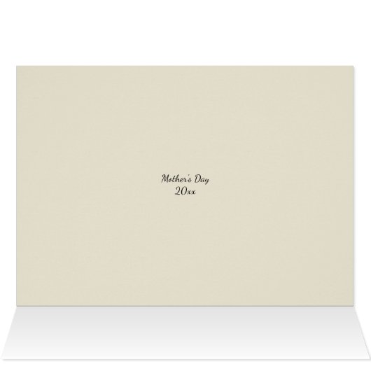 ありがとうカスタマイズ、お母さんカードと甘い詩 (内部横(上))