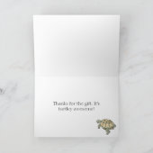 ありがとうカメのカード サンキューカード (内部)