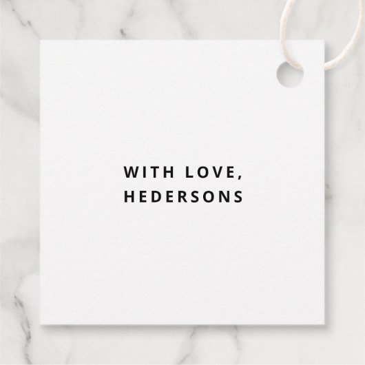 ありがとうカラフル紙吹雪水玉模様 フェイバータグ (裏面)