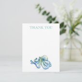 ありがとうカード水彩タコ (スタンド正面)