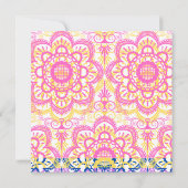 ありがとうカード"muchas gracias" (スペインの) 招待状 (裏面)