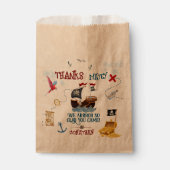 ありがとうキッズパイレーツパーティーお誕生日 フェイバーバッグ (正面)