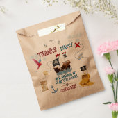 ありがとうキッズパイレーツパーティーお誕生日 フェイバーバッグ (封をした状態)