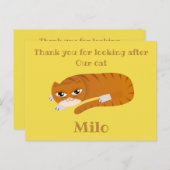 ありがとうキャットシッター ポストカード (正面/裏面)