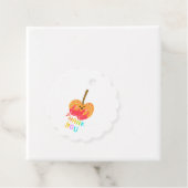 ありがとうキャラメルキャンディーアップル甘いトリートメッセージカード フェイバータグ (インサイチュ)