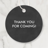 ありがとうギフトラベル結婚は、感謝Chalkboard フェイバータグ (裏面)