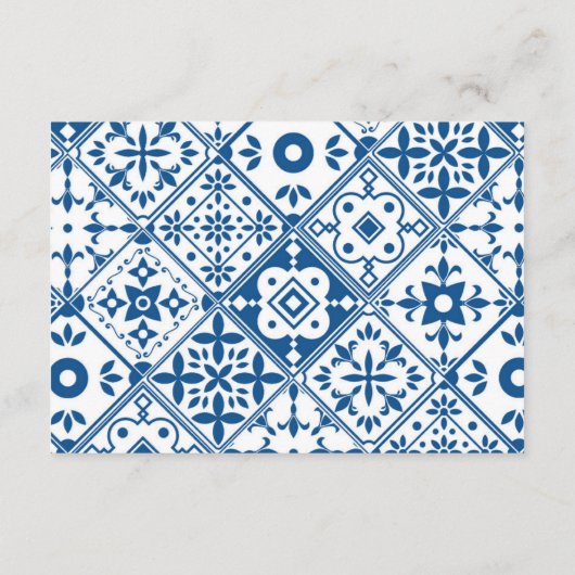 ありがとうギリシャのブーゲンビリア赤ちゃんシャワーカード エンクロージャーカード (裏面)