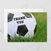 ありがとうクラシックサッカーボール ポストカード (正面/裏面)