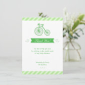 ありがとうグレン赤ちゃんシャワーカード 招待状 (スタンド正面)