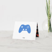 ありがとうゲーマー ビデオゲーム柄 サンキューカード (裏面)