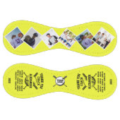 ありがとうコーチカスタム、6枚の写真とチームメイトの名前 ソフトボール (パネル)