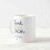 ありがとうコーチ マグカップ - シンプルな感謝の気持ちを伝える (正面左)