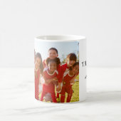 ありがとうコーチ 写真 名前 コーヒーマグカップ (中央)