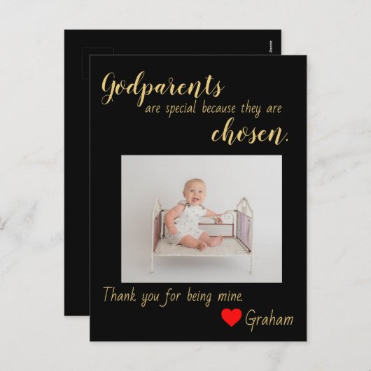 ありがとうゴッドペアレント シーズンポストカード (正面/裏面)