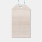 ありがとうサファリ動物Boho赤ちゃんシャワー ギフトタグ (裏面)