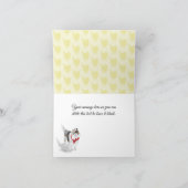 ありがとうシェットランド・ シープドッグ、バーキング折り畳みカード シーズンカード (内部)