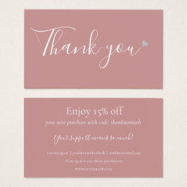 ありがとうショッピングほこりっぽいバラ割引カード