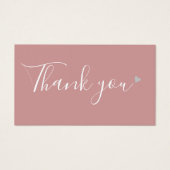 ありがとうショッピングほこりっぽいバラ割引カード (正面)