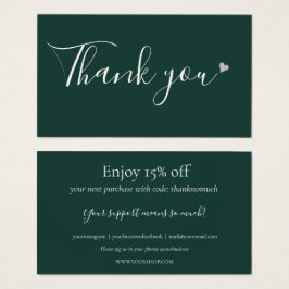ありがとうショッピングエメラルドグリーン割引カード