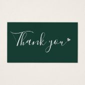 ありがとうショッピングエメラルドグリーン割引カード (正面)