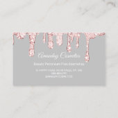 ありがとうショッピングメイクアップ爪、 ネイルドリップバラ 名刺 (裏面)