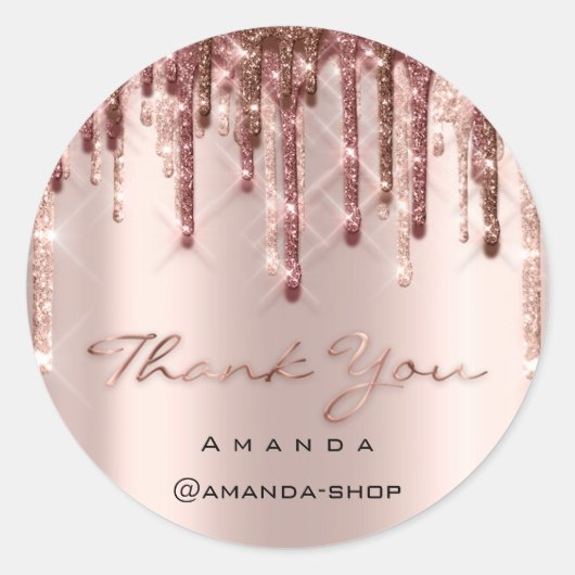 ありがとうショッピングメイクバラまつ毛3Dドリップ ラウンドシール (正面)