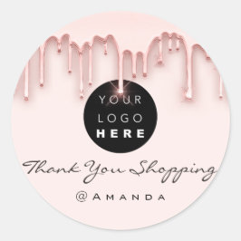 ありがとうショッピング名ロゴバラパウダー ラウンドシール