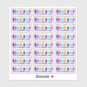 ありがとうショッピング小さなビニールシール シール (シート)