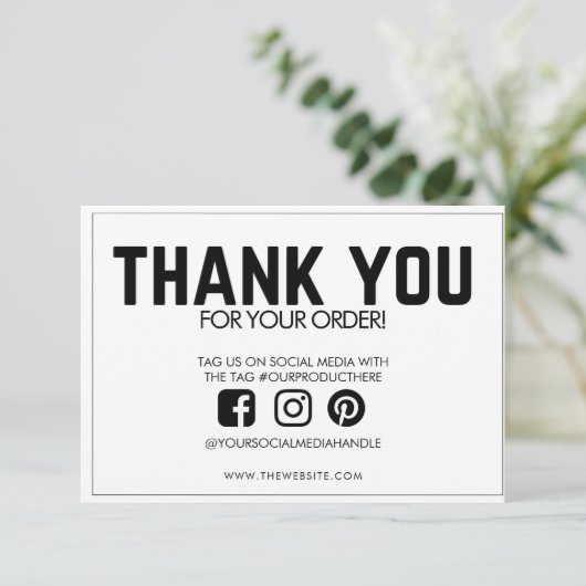 ありがとうシンプルのカスタムMedia Insert (スタンド正面)