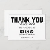 ありがとうシンプルのカスタムMedia Insert (正面/裏面)