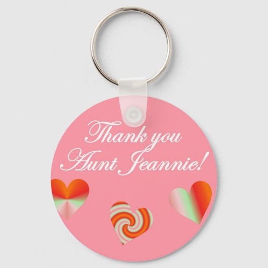 ありがとうジニー叔母さん キーホルダー (正面)