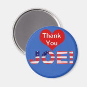 ありがとうジョー！フラグ付き青 マグネット (正面/裏面)