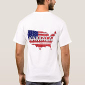 ありがとうジョー！フラグ付き青 Tシャツ (裏面)