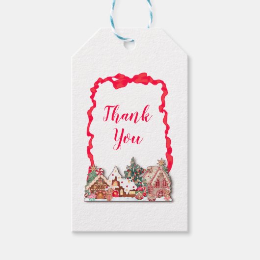 ありがとうジンジャーブレッドGingham ギフトタグ (正面)